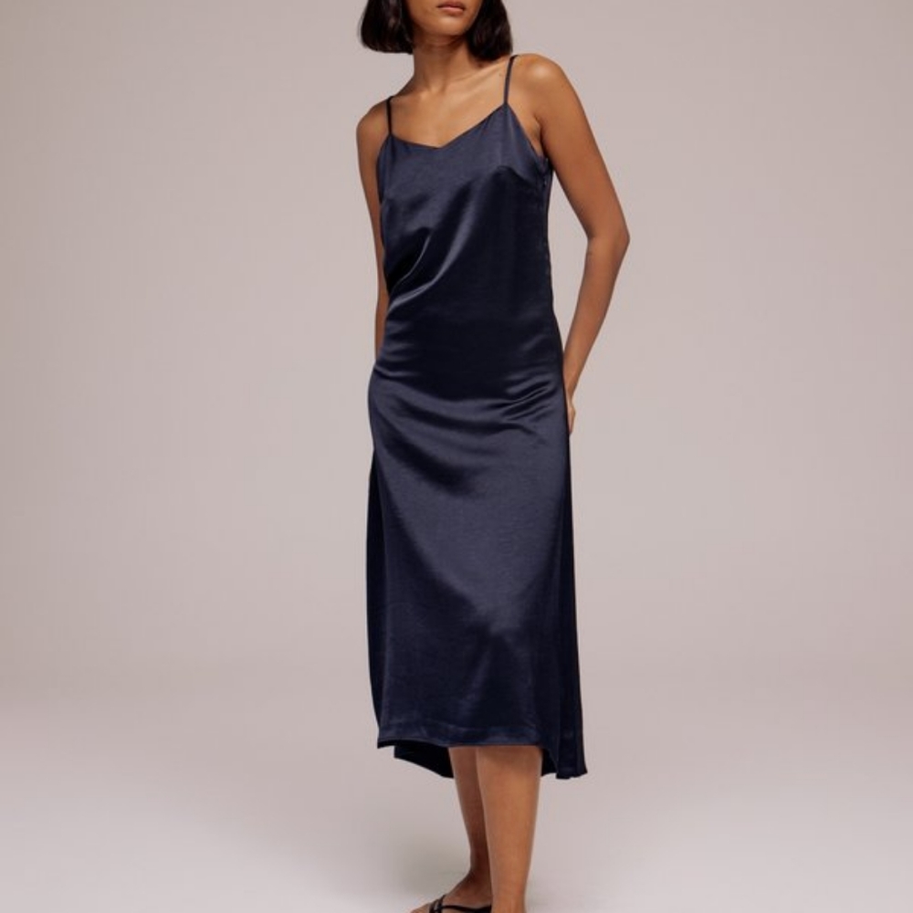 Meijong Park Satin Slip Dress